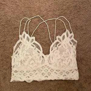 White free people bralette